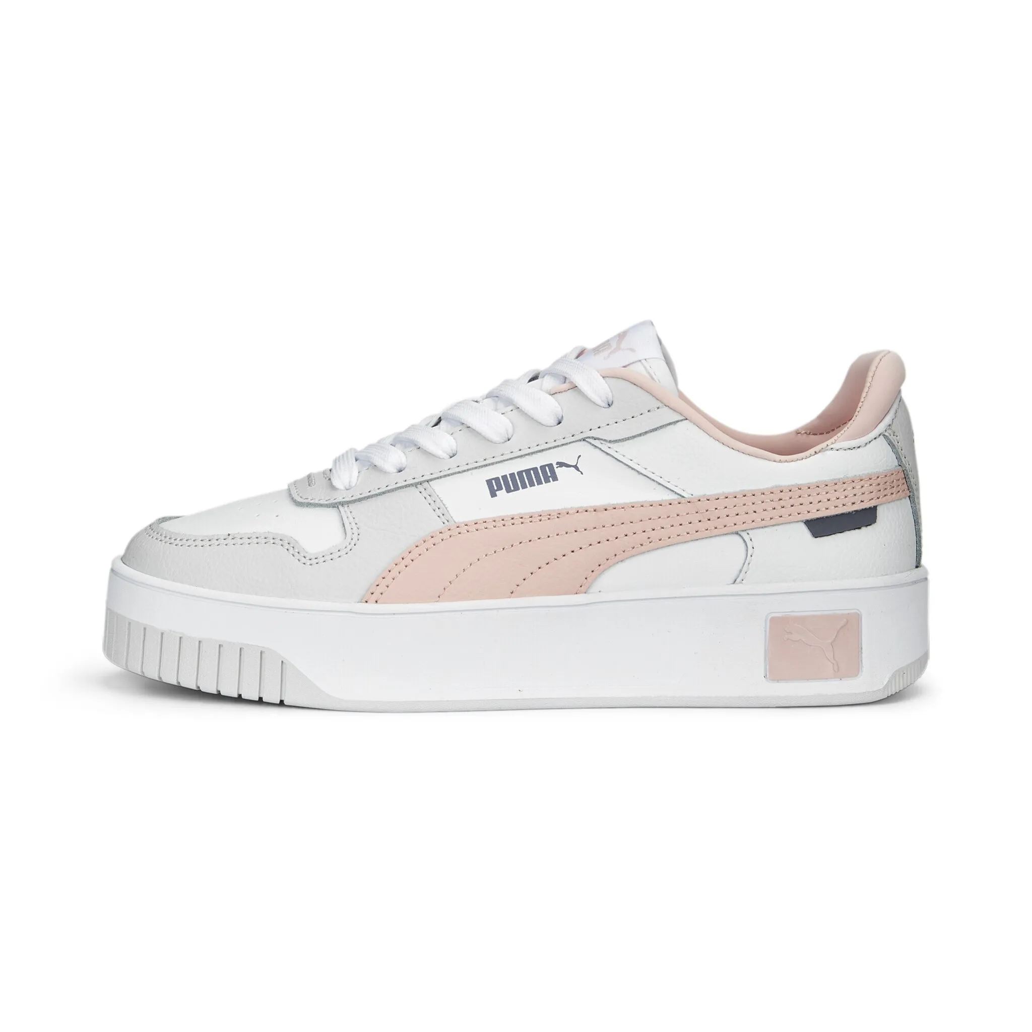 Кроссовки PUMA "Carina Street Sneakers Women", цвет White Rose Dust Feather Gray Pink — фото 3
