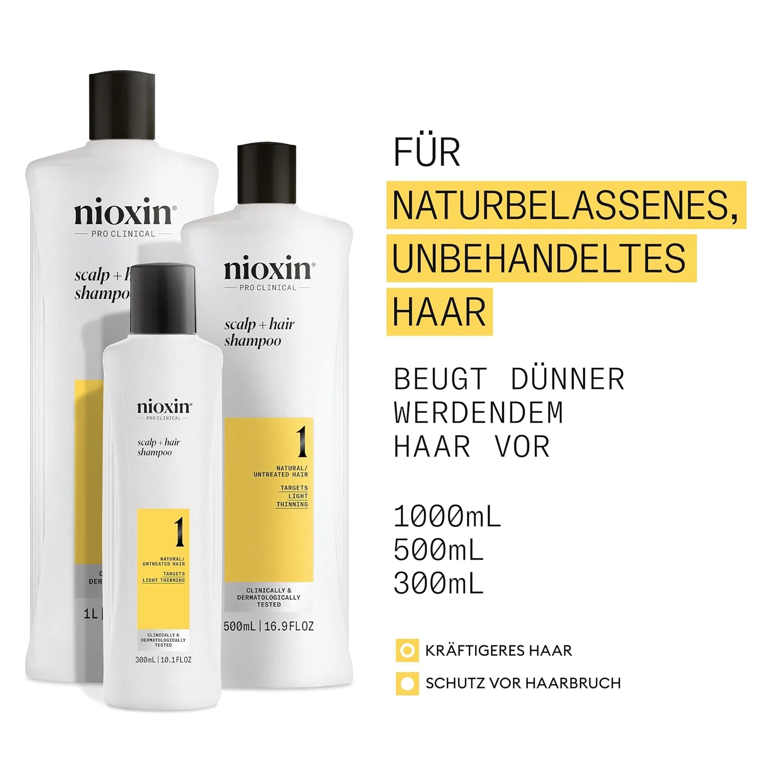 Шампунь для роста волос «Scalp + Hair Thickening System 1» от Nioxin — фото 2