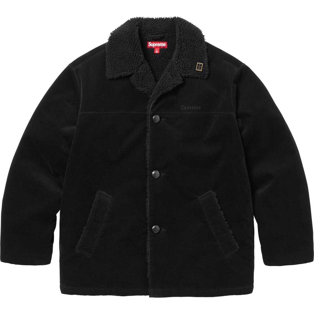 

Supreme Куртка из вельвета Kindermann Uncut, Black