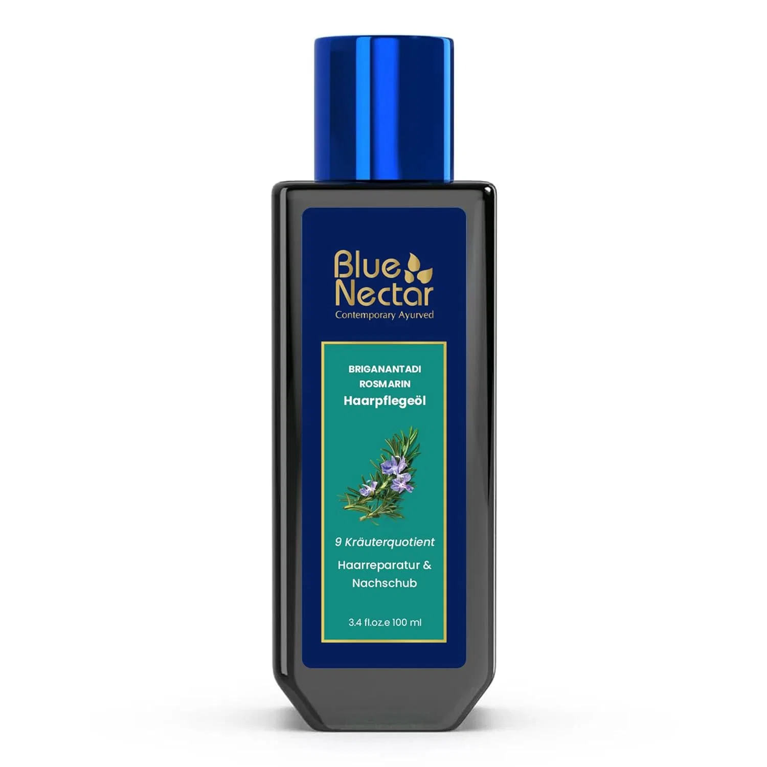 Аюрведическое масло для восстановления и лечения волос Blue Nectar Blue Nectar
