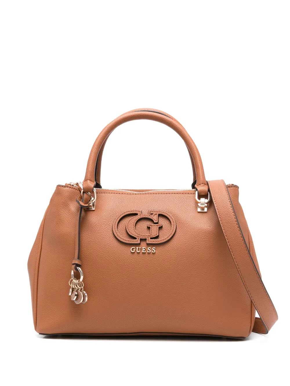 

Сумка-тоут с логотипом GUESS USA, коричневый