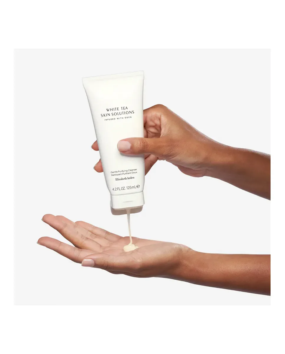 Крем для лица Elizabeth Arden — Оживляющая очищающая мусс White Tea Skin Solutions Нежный очищающий, 125 мл — фото 2