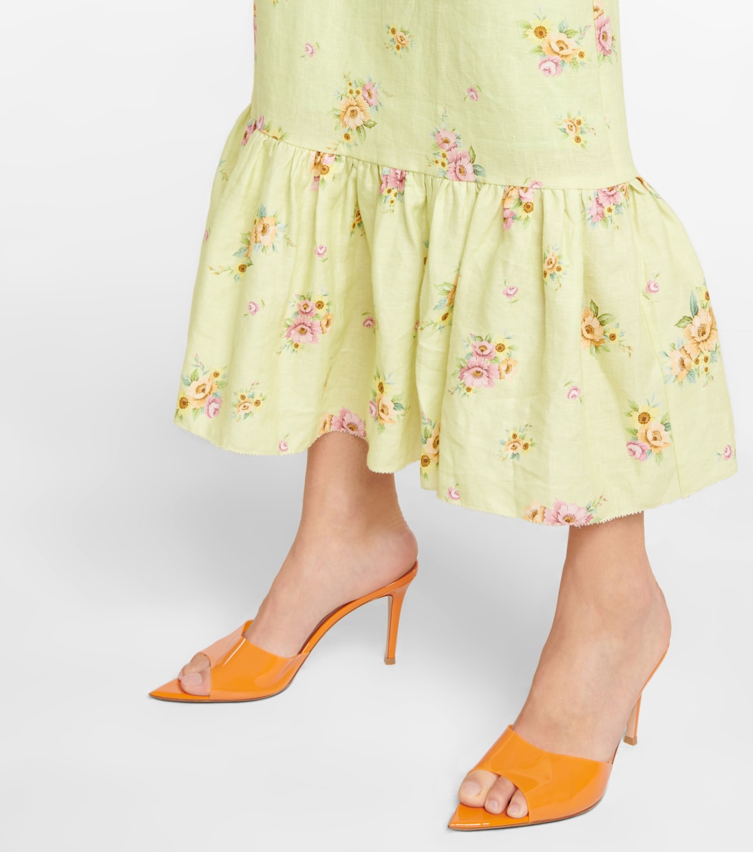Мюли Elle 85 из ПВХ и лакированной кожи Gianvito Rossi, Mango+Mango — фото 4