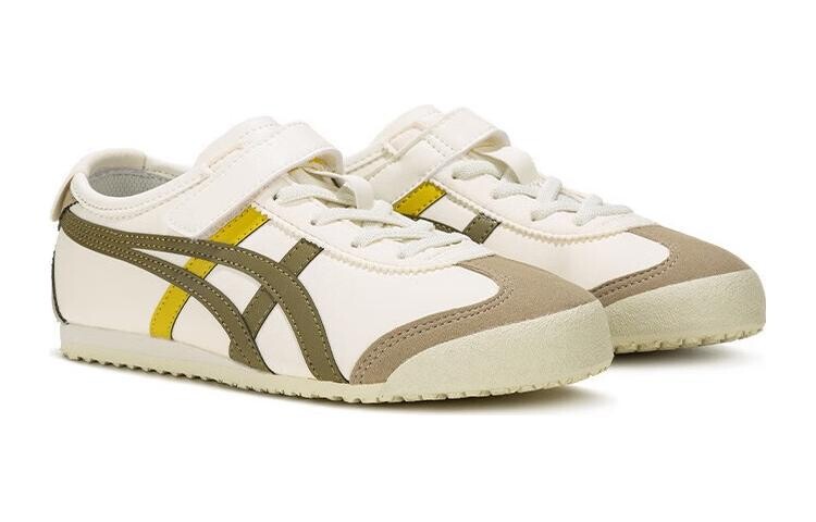 Кроссовки Onitsuka Tiger MEXICO 66 Kids Lifestyle Shoes Kids Low-top Beige/brown, коричневый — фото 4