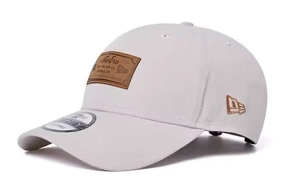 

New Era Хлопковая бейсболка унисекс экрю, Ecru