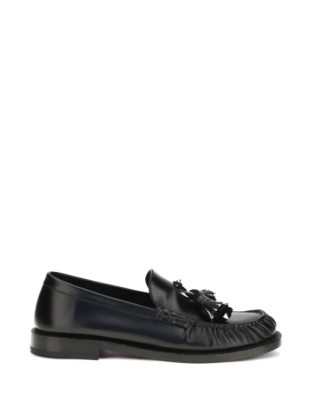Кожаные лоферы Orlando с кисточками Christian Louboutin, черный