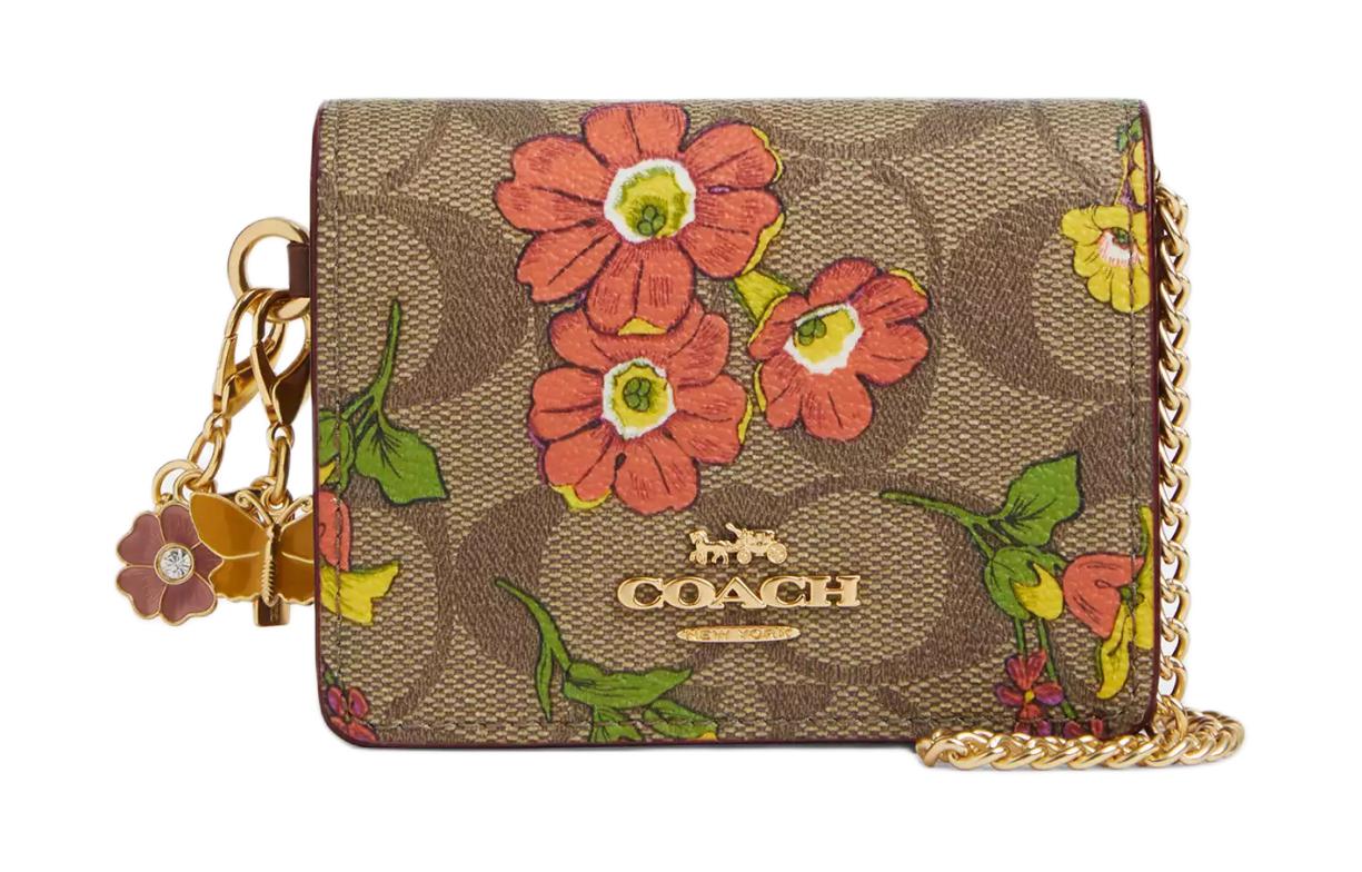 

COACH Сумка через плечо миниатюрная с кошельком