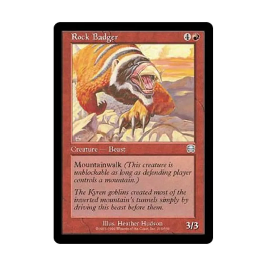 

CCG Рок Барсук (U), MTG - Mercadian Masques
