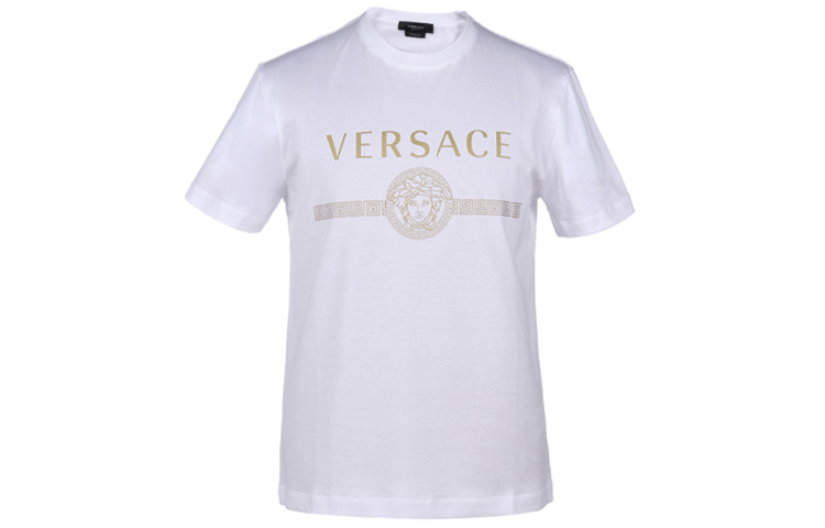 VERSACE Футболка мужская ярко-белая — фото 3