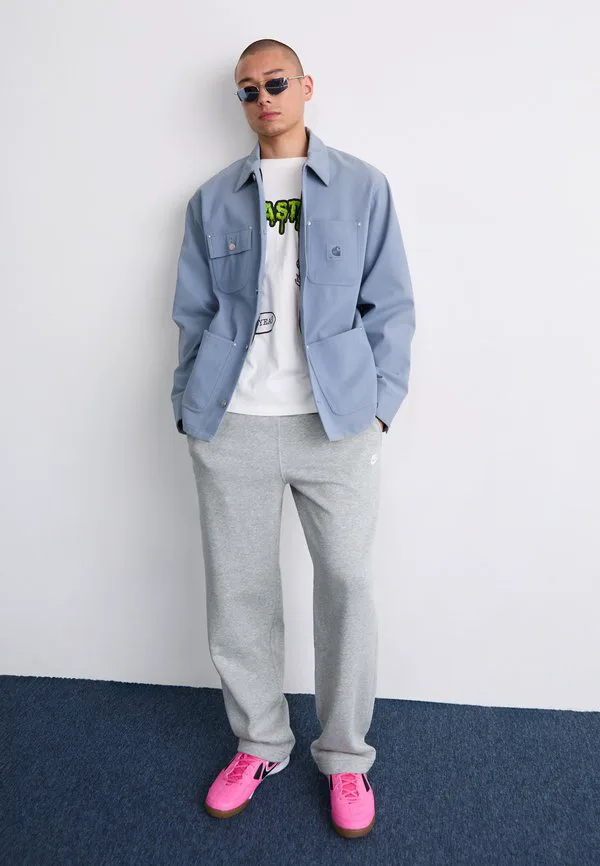 Брюки-Резинки для спортивного костюма Nike Sportswear, Grey Heather — фото 4