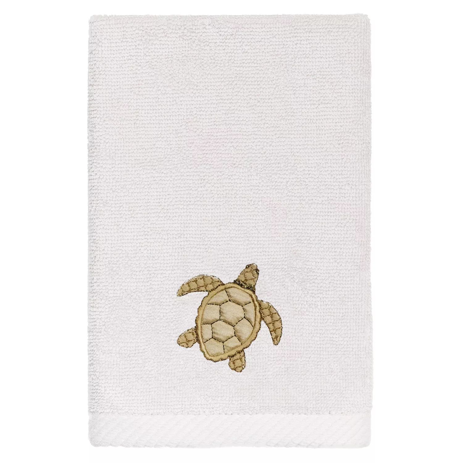 

Linum Home Textiles Турецкий хлопок Tortuga Набор из 2 украшенных полотенец для кончиков пальцев