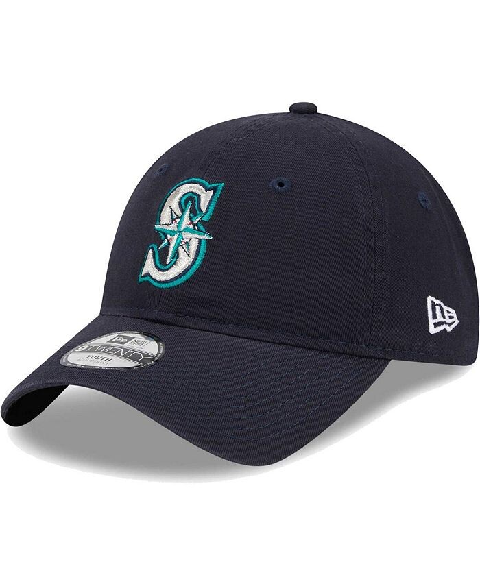 

Регулируемая шапка темно-синего цвета Seattle Mariners Team 9TWENTY для маленьких мальчиков и девочек New Era, синий