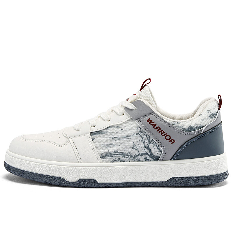 

Кроссовки WARRIOR Skateboarding Shoes Men Low-top Gray/Blue, голубой, Синий, Кроссовки WARRIOR Skateboarding Shoes Men Low-top Gray/Blue, голубой