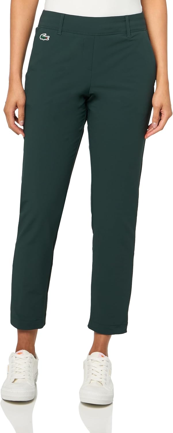 

Женские спортивные гольф-штаны Lacoste из стретч-твила, Forest Green