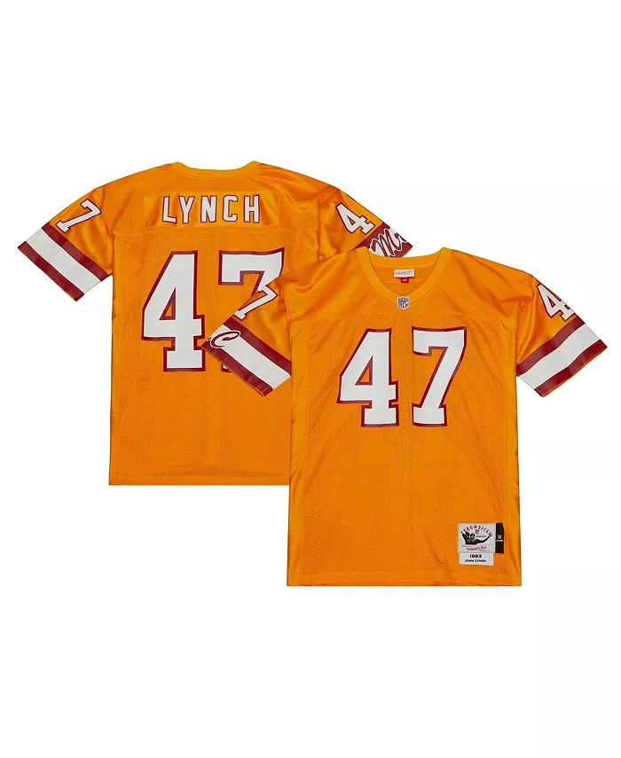 

Мужская аутентичная футболка John Lynch Orange Tampa Bay Buccaneers 1993 Mitchell & Ness