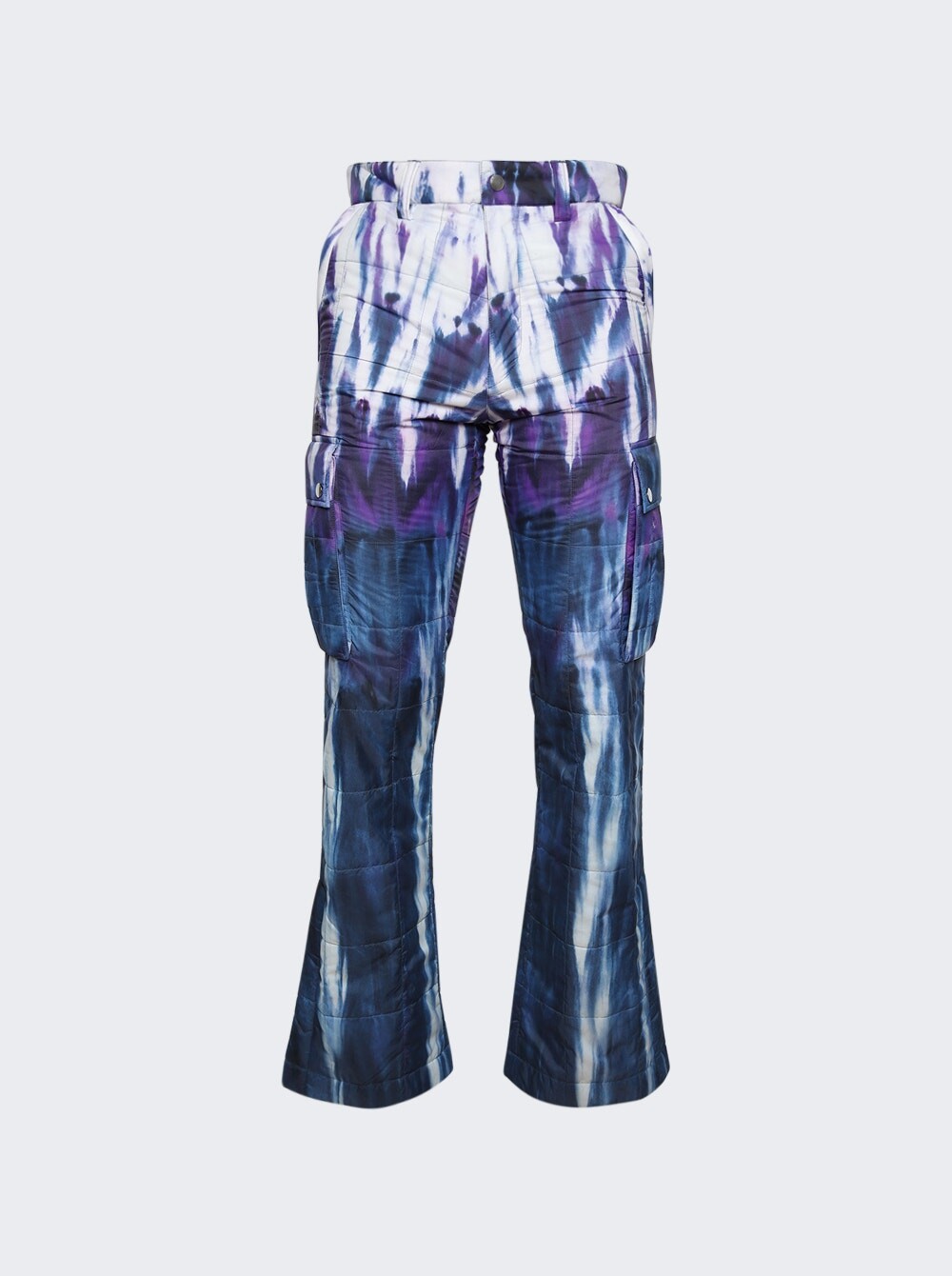 

Стеганые расклешенные брюки карго Tie Dye Amiri, фиолетовый
