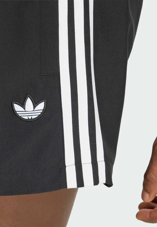 Плавки Adidas Originals 3 Stripes Swimshorts, черный — фото 3
