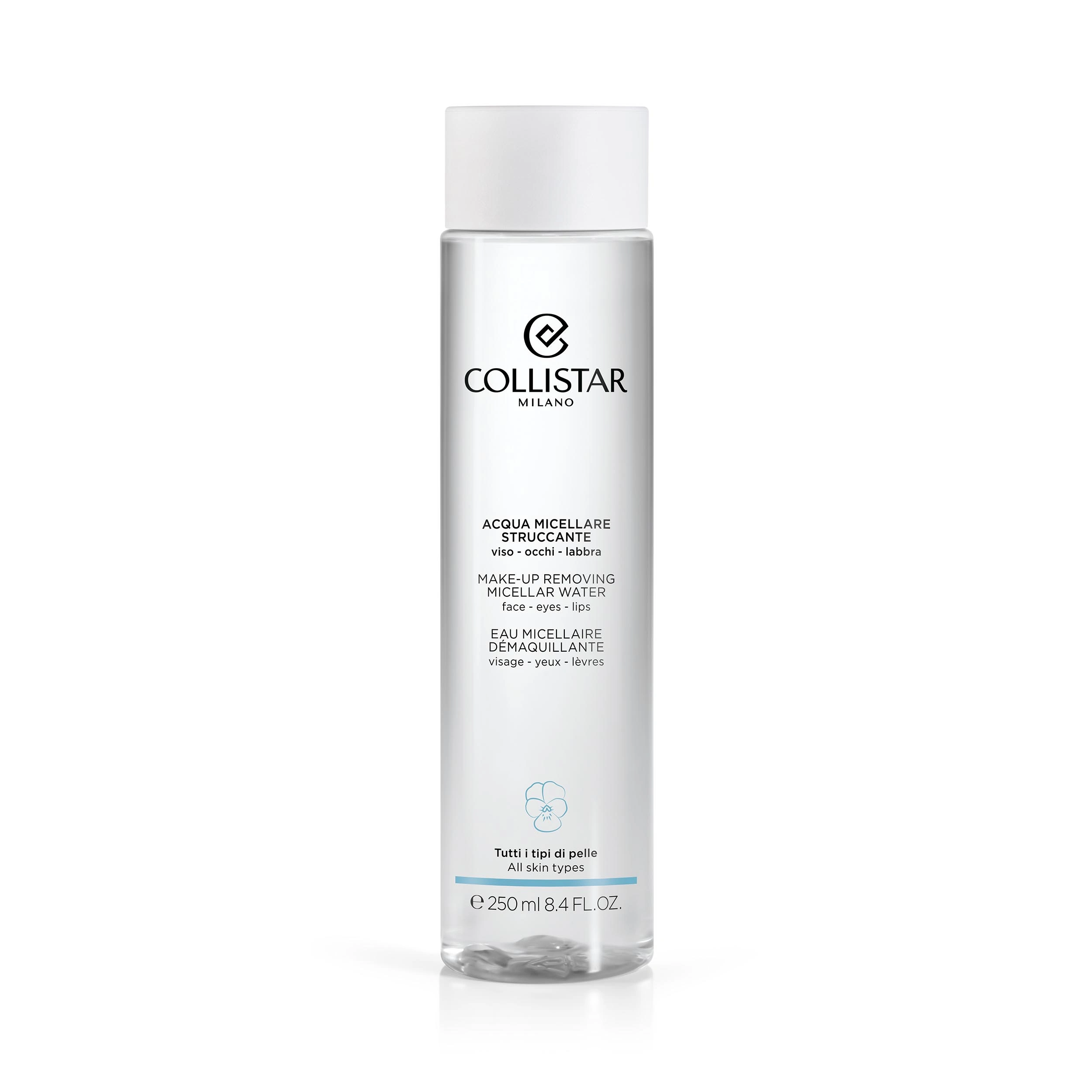

Мицеллярное средство для снятия макияжа make-up removing micellar water Collistar, 250 мл