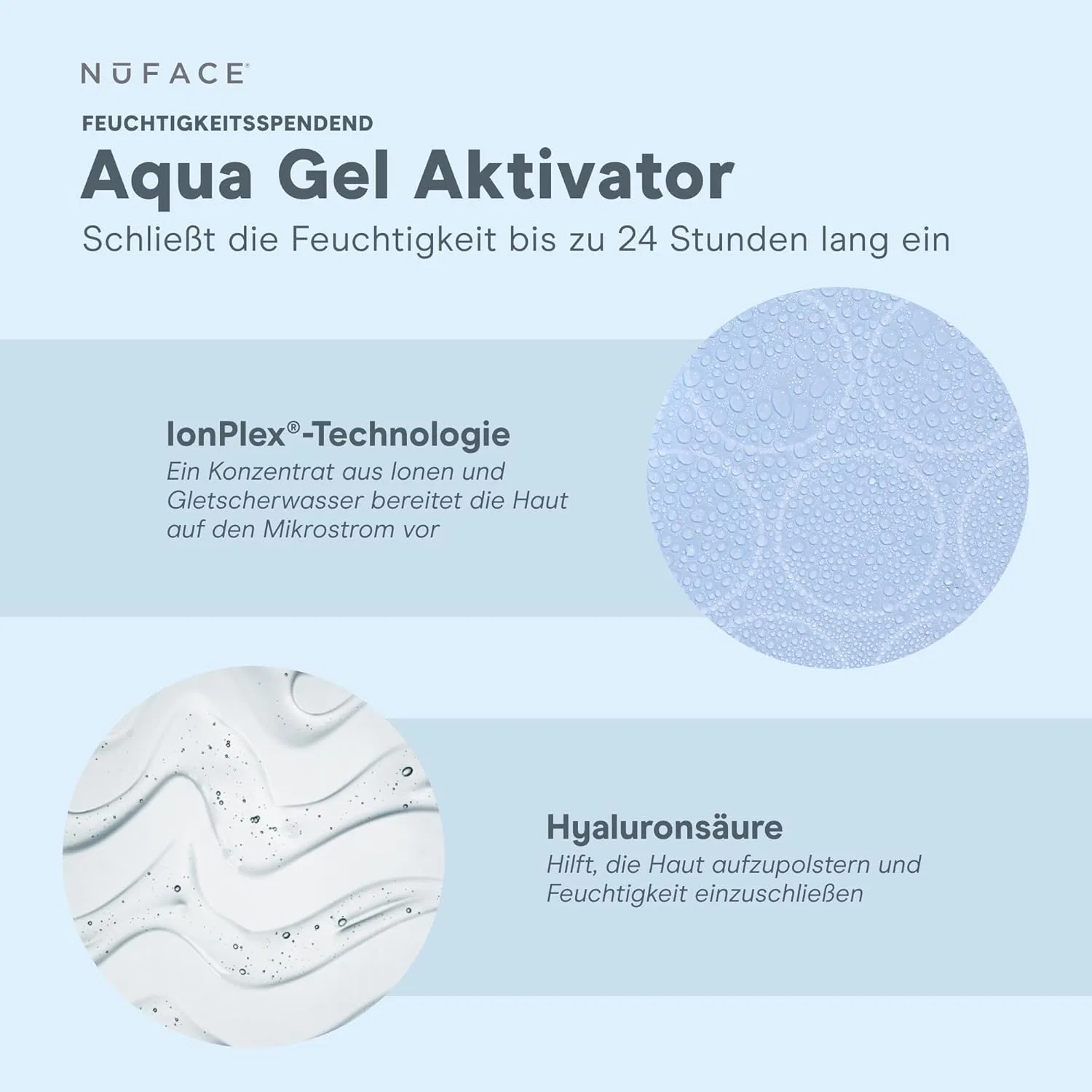 Проводящий гель-активатор «Aqua Gel Activator» от NuFACE Nuface, White — фото 4