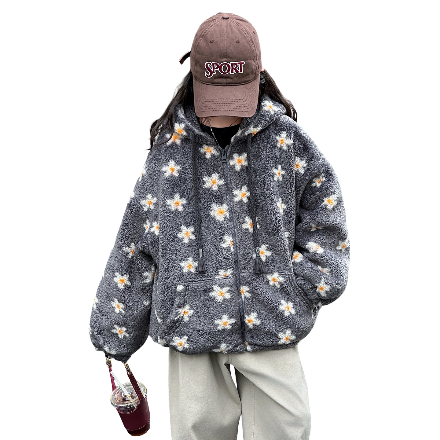 

Искусственный мех осень зима детские Disney, серый