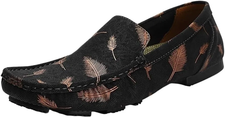 Мокасины повседневные на плоском каблуке, Gold DHFIRUFSHLO