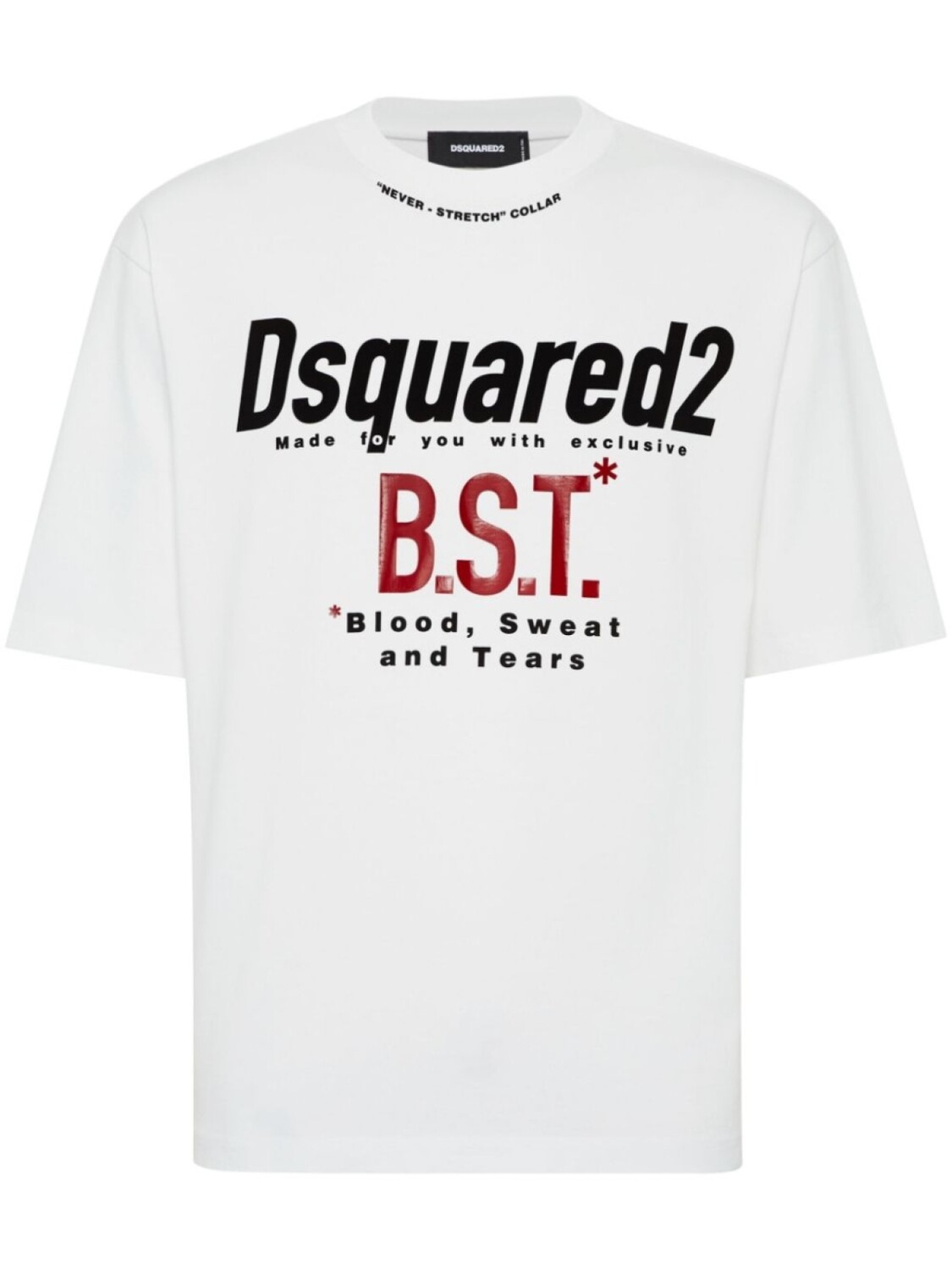 

Футболка DSQUARED2 с принтом «Кровь, пот, слезы», белый