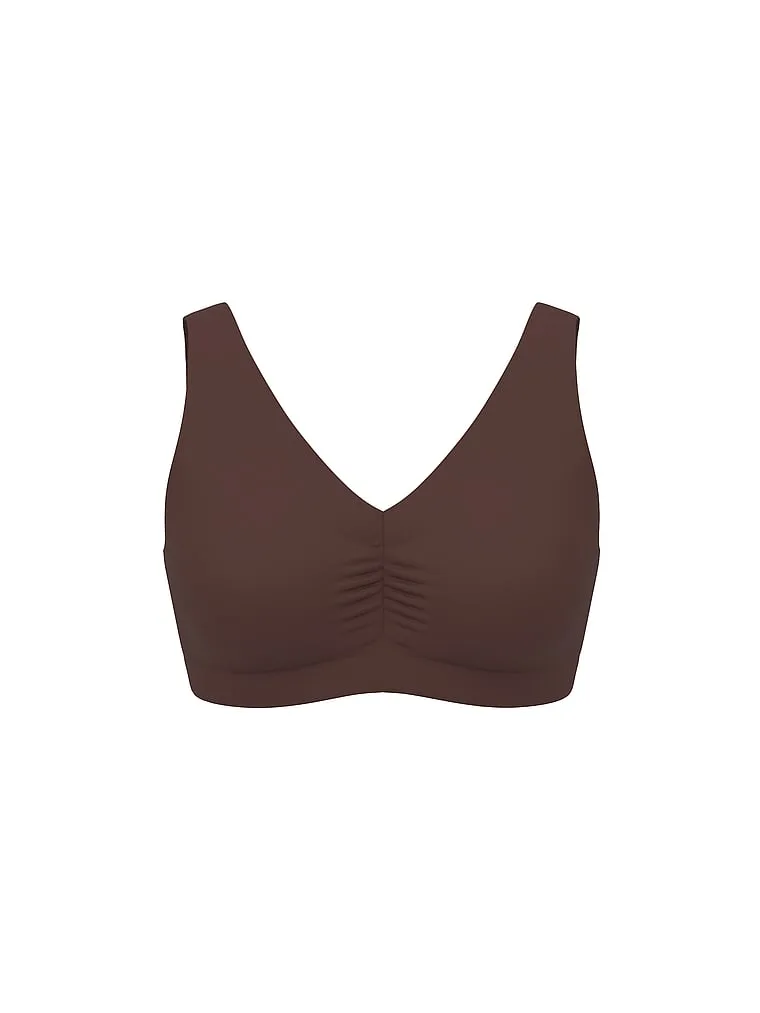 Бесшовный бюстгальтер с глубоким вырезом для кормления Victoria'S Secret Bare, Smooth Ganache — фото 3