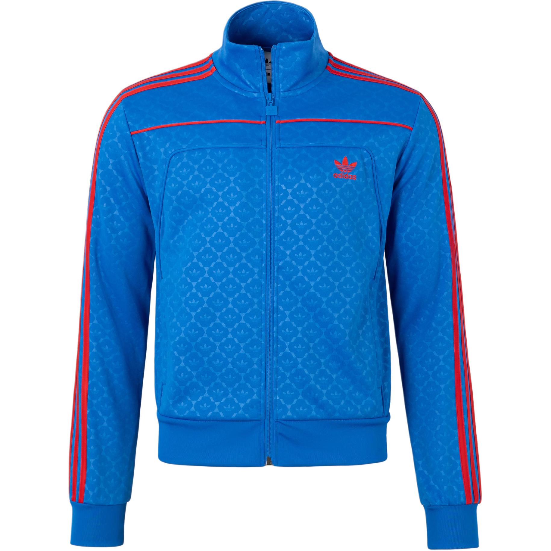 Футболка DAVID BECKHAM TRACK TOP Куртки Пальто Унисекс Воздушно-синий Adidas Originals — фото 2