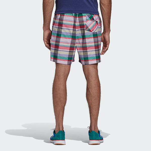 Шорты originals x noah water repellent shorts waterproof plaid red Adidas, красный — фото 4