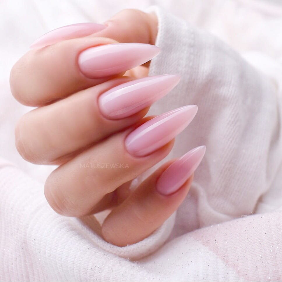 Светло-розовая строительная гибридная база Solid Base Light Pink 7мл Cosmetics Zone — фото 2