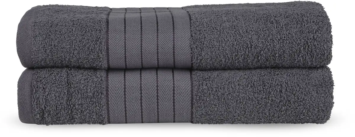 

Банное полотенце доброе утро "Uni Towels", (2 шт.), с тканым краем Good morning 70х140 см (2 шт.), цвет anthrazit