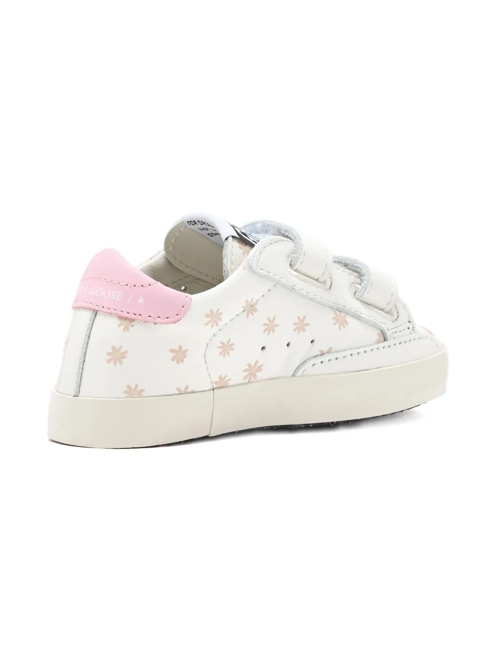 Кеды Super Star с цветочным принтом Golden Goose Kids, белый — фото 3