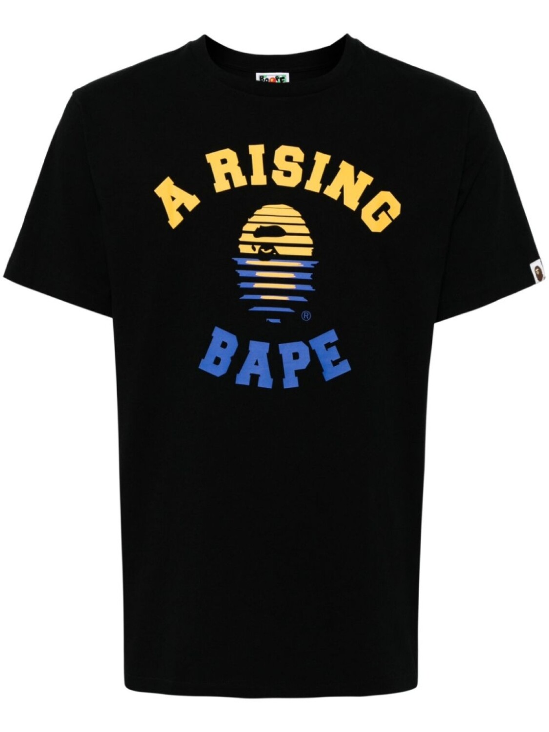 

A BATHING APE футболка из хлопка с логотипом, черный