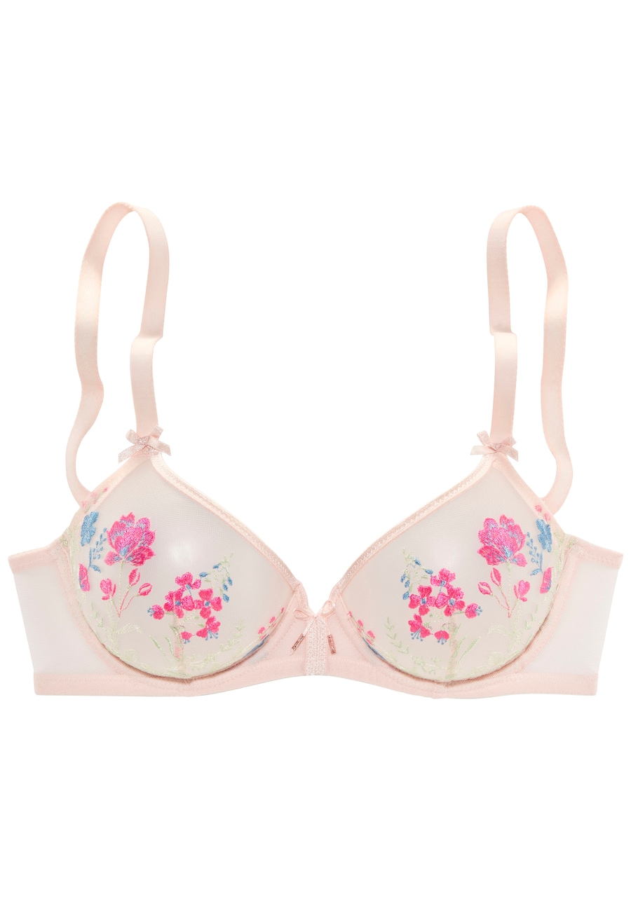 

Бюстгальтер-футболка LASCANA, Powder/Dark Pink