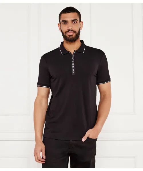 

Футболка поло Regular fit Armani Exchange, черный