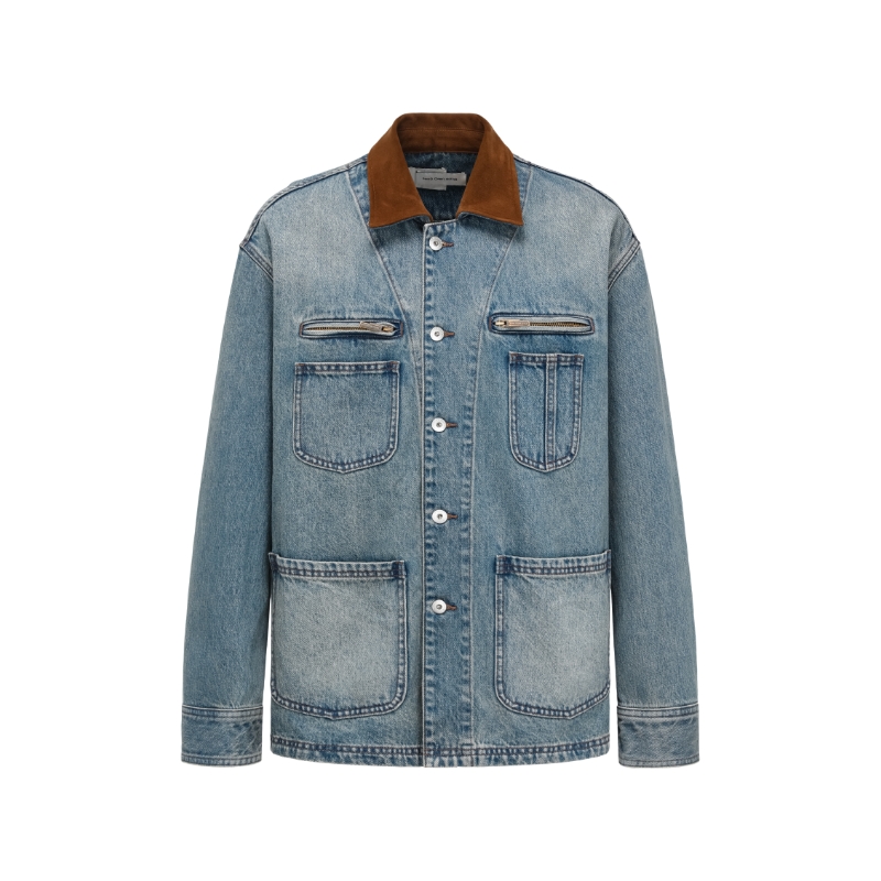 

Feng Chen Wang Джинсовая куртка унисекс синяя, Blue