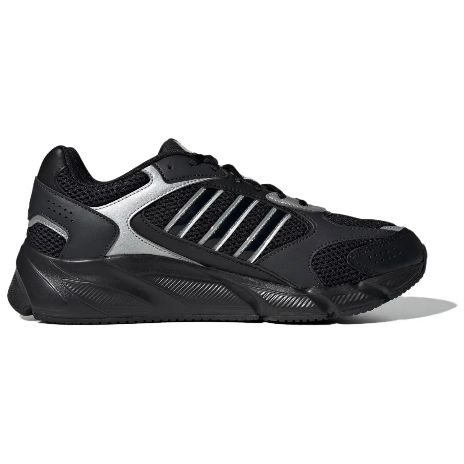 Кроссовки adidas CRAZYCHAOS 2000 Lifestyle Shoes Men Low-top Carbon Black/Black No.1/Metallic Silver, черный — фото 2