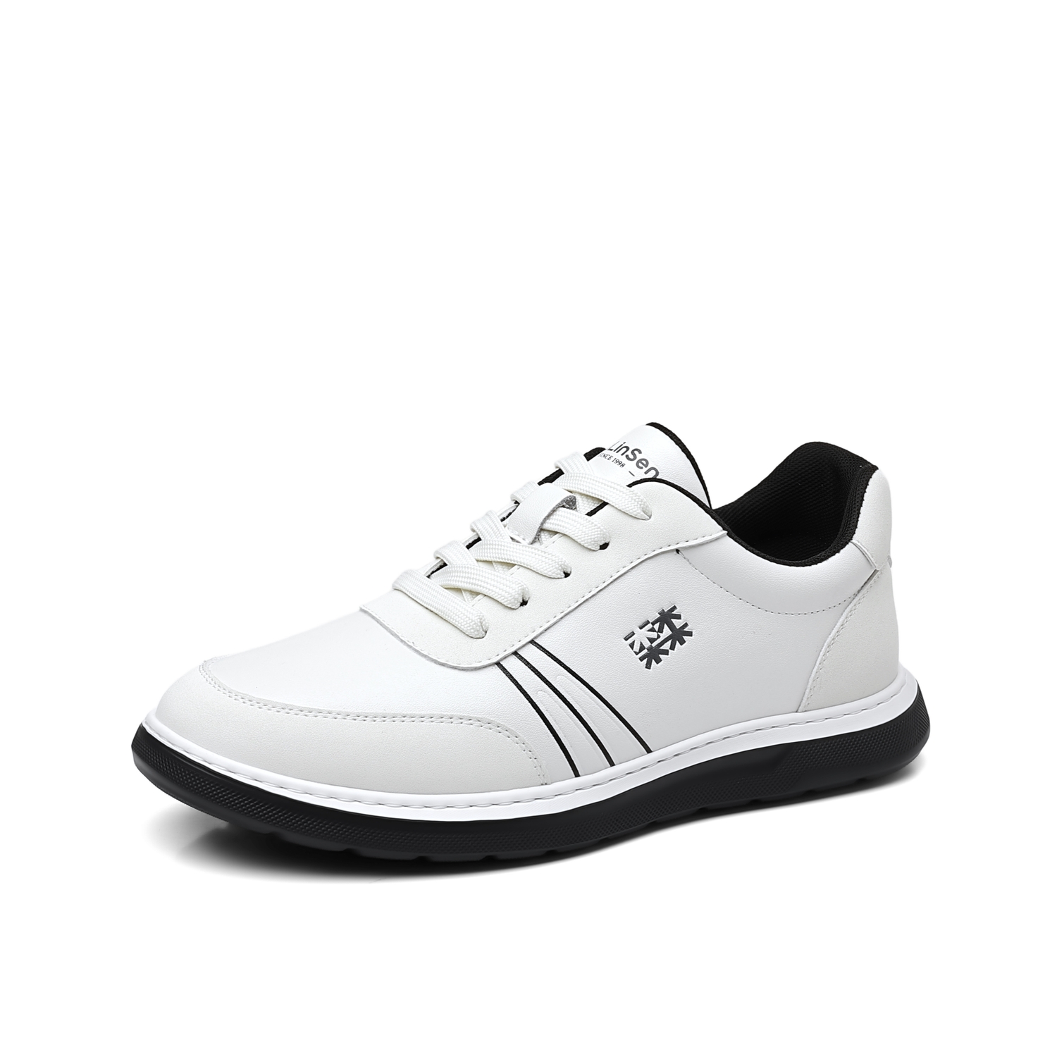 

Mulinsen Мужские легкие повседневные кроссовки Rebound устойчивые к истиранию белые, цвет White