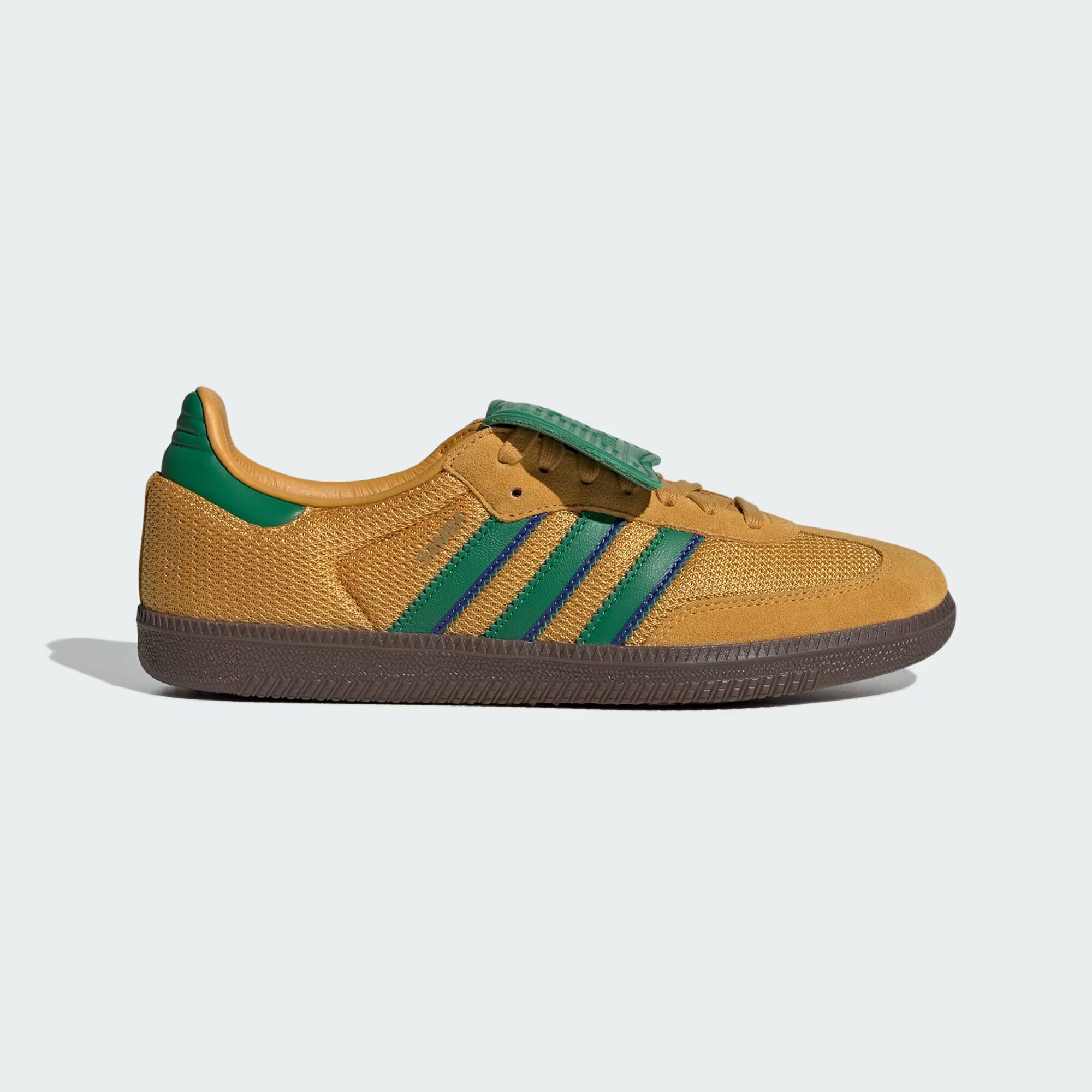 

Кроссовки Samba OG Adidas, цвет Preloved Yellow/Green/Gum