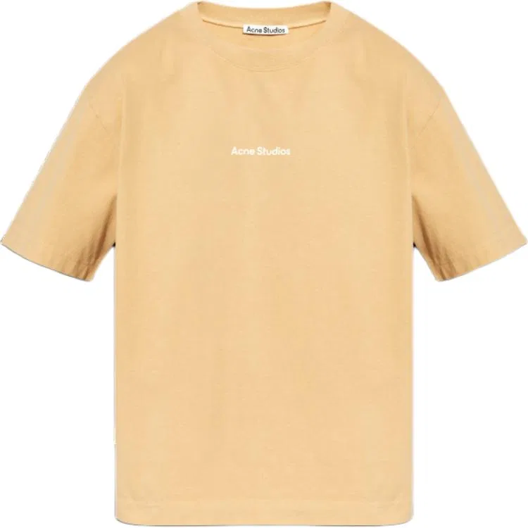 Футболка с логотипом Acne Studios, Yellow