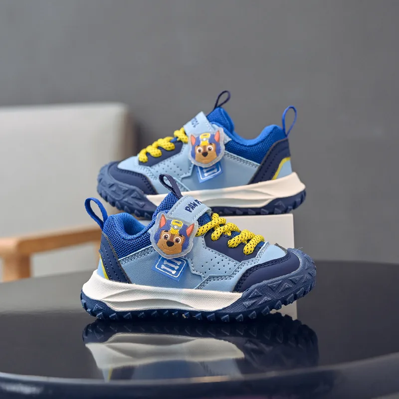 PAW PATROL Кроссовки для малышей из синтетической кожи и текстиля с защитой от истирания — фото 4