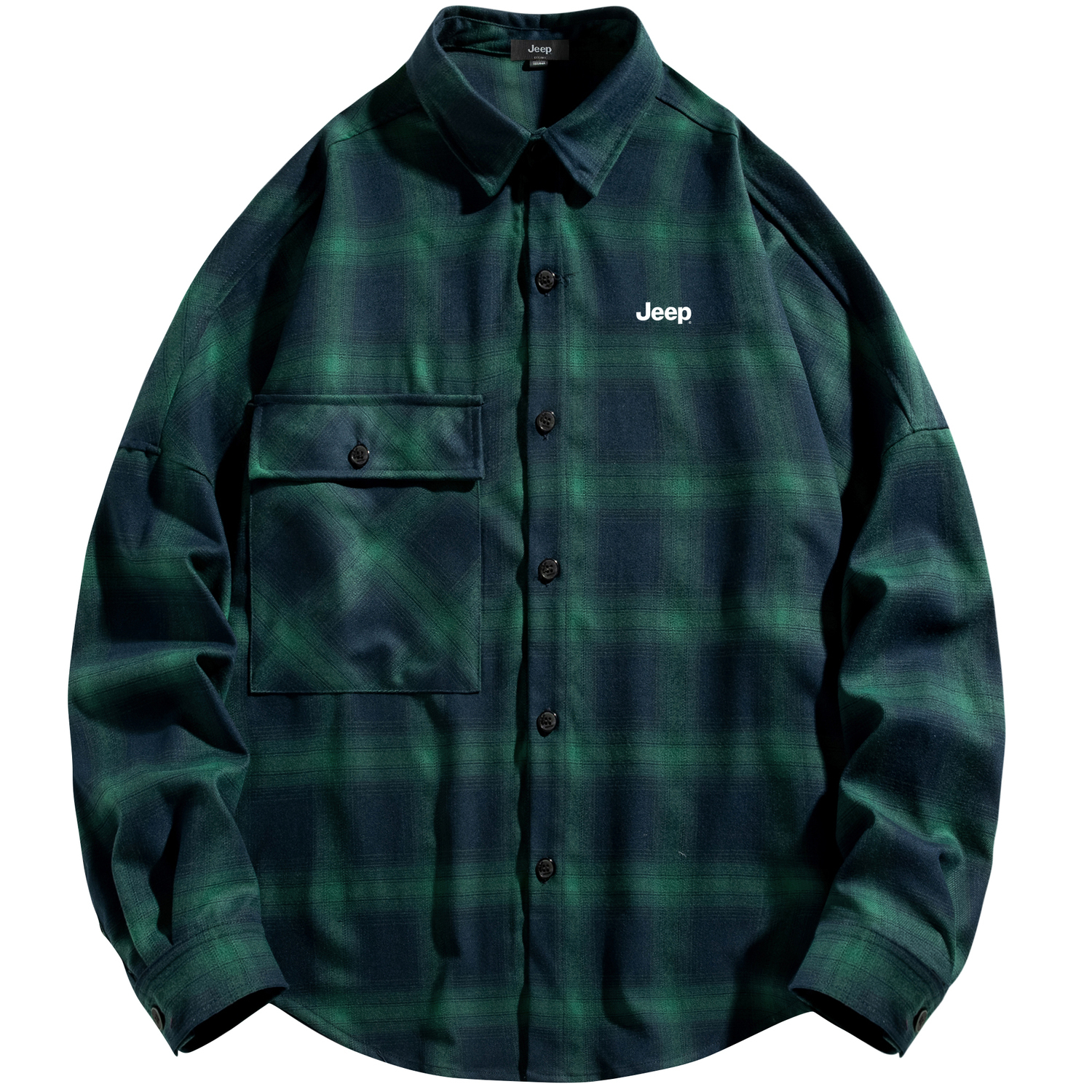 

Рубашка унисекс Jeep, зеленый