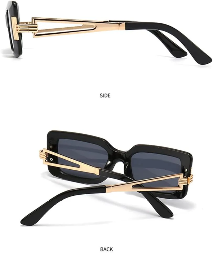 

Ретро солнцезащитные очки для женщин и мужчин, металлические дужки, женские солнцезащитные очки в винтажном стиле, защита от ультрафиолета UV400 LANGSER, Leopard Tea