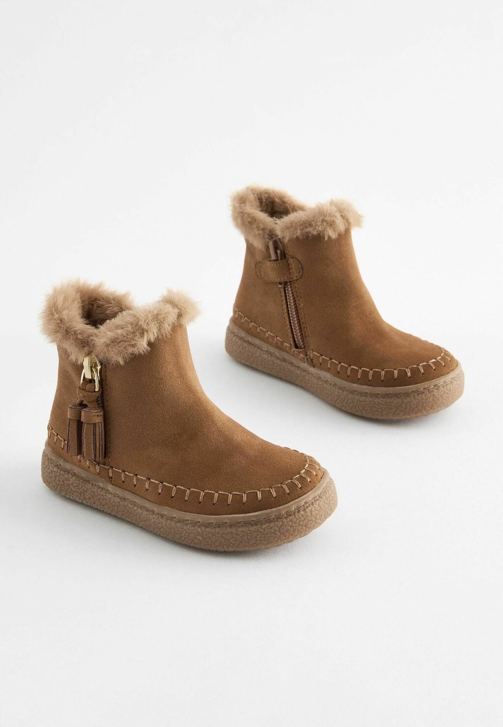 Детская обувь TASSLE REGULAR FIT Next, коричневый — фото 4