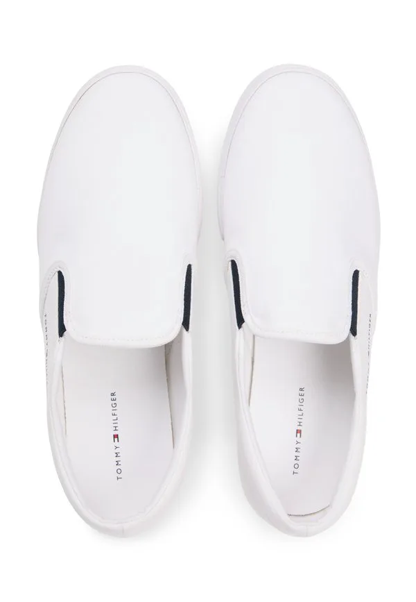 Кроссовки-Слипоны из парусины Tommy Hilfiger, White — фото 4