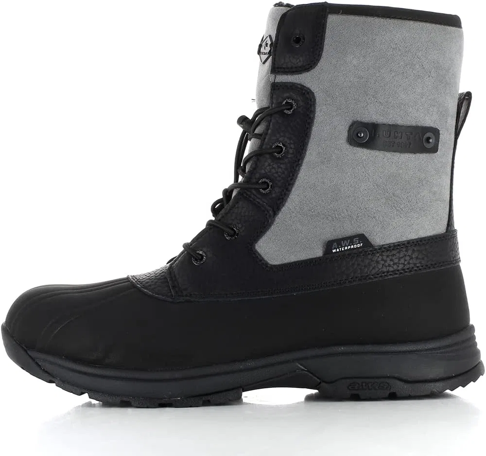 Мужские зимние ботинки Luhta Tuttu Mr Warm and Waterproof, зимняя обувь с мембраной AWS, Gray — фото 2