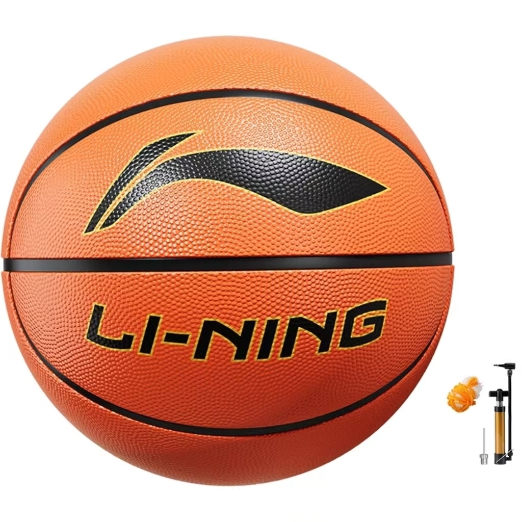 

LINING Резиновый баскетбольный мяч badfive коричневый size 7 тренировочный unisex