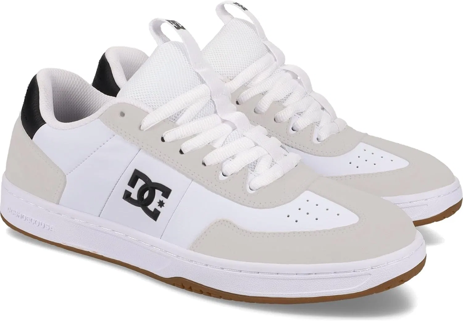 DC Shoes Кроссовки DC Astrix, бело-черные, размер 42.5 UK