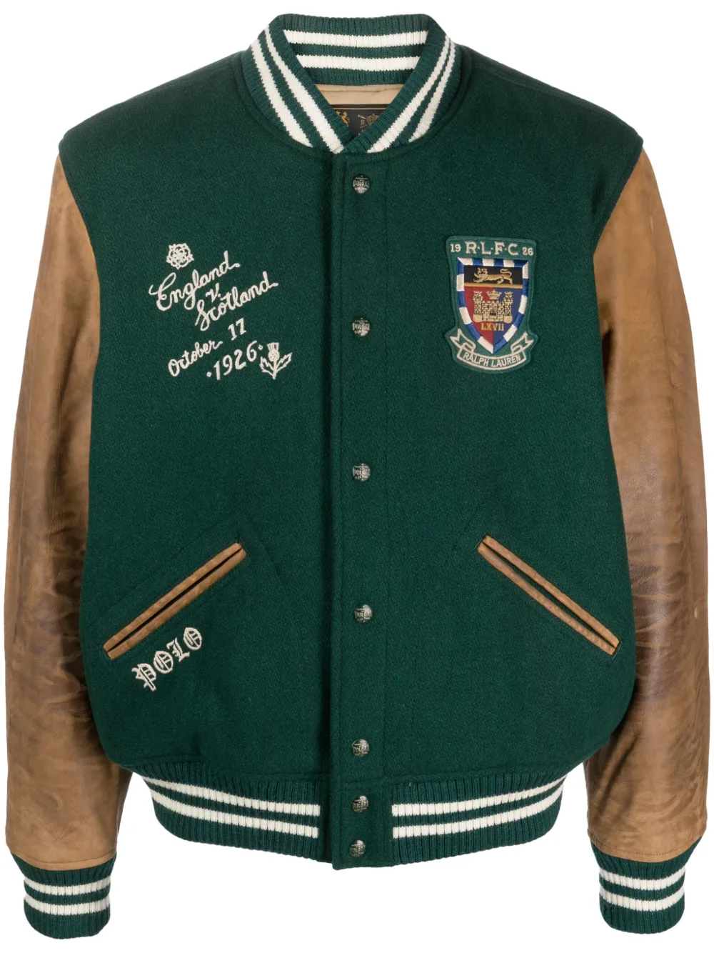 

Куртка Varsity-Inspired POLO RALPH LAUREN, зеленый
