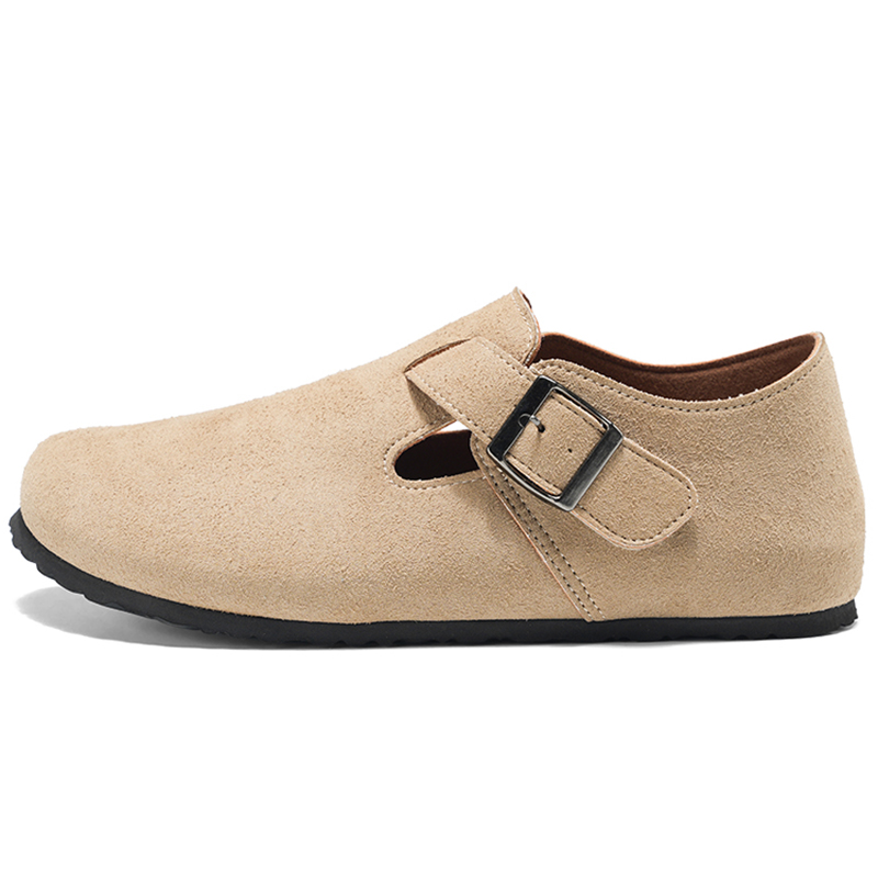 

Medd Мужские низкие туфли Birkenstock Style, цвет хаки/земляно-желтый